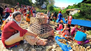 Saturday Weekly Village Market of Nepal  video  12  BijayaLimbu [upl. by Liba]