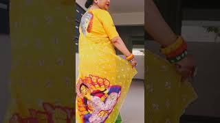 Shaj exclusive Gaye Holud Saree Creations sari gayeholud wedding haldi saree bengaliwedding [upl. by Lazaruk]