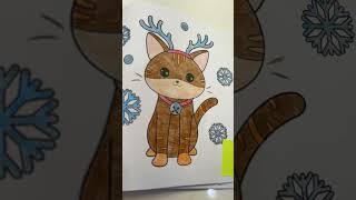 Buddy Coloring with JCarrie24 kawaii Kitties Coloring Book author Rage Kindelsperger￼ [upl. by Lyrahc188]