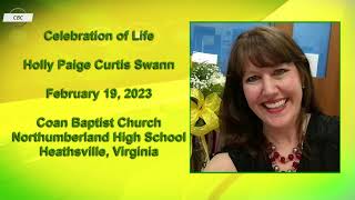 Celebration of Life  Holly Swann  CCLI 20396960 [upl. by Jarad]