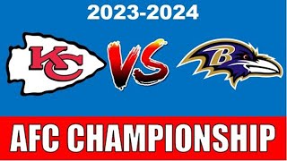 Kansas City Chiefs vs Baltimore Ravens AFC Championship Predictions [upl. by Dougherty811]