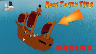 How to Fix Boats Not Floating in Roblox Plane Crazy [upl. by Ennazzus]