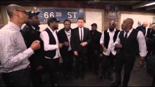 Michael Buble Sings in the NYC Subway [upl. by Carboni]