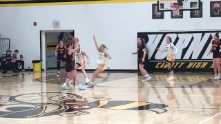 Video Bloomer girls basketball 66 Cadott 34 12224 [upl. by Aikmat]