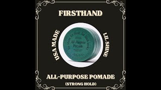 Barber Reviews FIRSTHAND AllPurpose Pomade  90 Second Reviews [upl. by Brom]