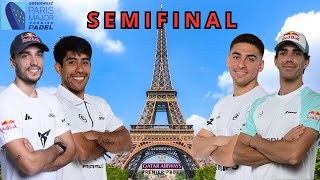 GREENWEEZ PARIS MAJOR  GalanChingotto vs Di NennoLebron Semifinal  PREMIER PADEL 2024 [upl. by Fredia576]