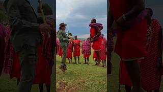 MAASAI TRIBE MALES JUMP TO IMPRESS FEMALES [upl. by Eceinehs]