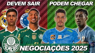 NEGOCIAÇÕES DO PALMEIRAS PARA A TEMPORADA 2025  MERCADO DA BOLA [upl. by Drhcir]