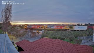 Timaru Trains 20240724 [upl. by Vasilis]