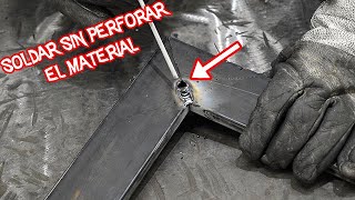 Como SOLDAR SIN PERFORAR el material con electrodo [upl. by Aniteb]