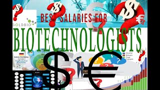 TOP 3 branches of the BIOTECHINDUSTRY  Highest PAYING SALARIES for STARTERS [upl. by Nicola]