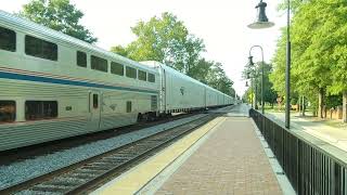 Amtrak Train 53 rolls Southbound through Ashland with a count of 21324 [upl. by Ardith]