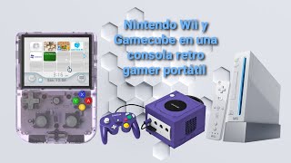 Emulador de Nintendo Wii y gamecube configuración en consola android anbernic rg405v rg406v [upl. by Anilev]