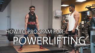 HOW TO MAKE POWERLIFTING PROGRAM 101  FULL GUIDE [upl. by Barbarese276]