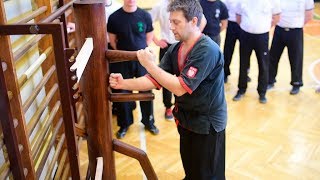 Wing Tsun KungFu Katowice  trening 14012018 Muk Yan Chong 3amp4 [upl. by Teerpnam]