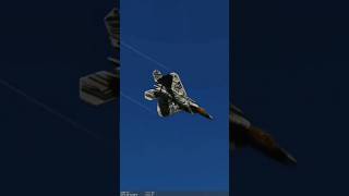 High speed pass aileron roll straight up into the sky decorated by some flares in DCS [upl. by Anehs769]