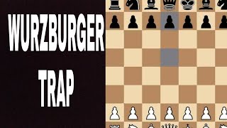 Wurzburger chess trap  chess trick  must watch video [upl. by Cynthla]