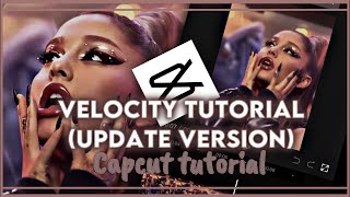 Velocity edit tutorial updated versionin easy way on capcut [upl. by Ycnuahc]