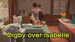 Digby Over Isabelle  Animal Crossing New Horizons Mod Showcase [upl. by Naened]