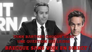 Yann Barthès choque avec une question qui laisse Suzanne de Baecque sans voix en direct [upl. by Soloman]