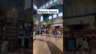 Belgium Airport ✈️😍 viralsong trending youtubeshorts [upl. by Naegem]