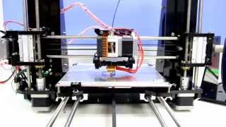 Geeetech prusa I3 X Printing Demonstration [upl. by Esorrebma]