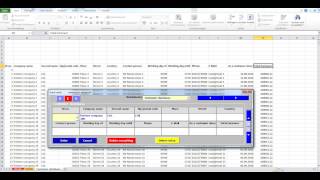 Create databases in Excel from a flexible input mask with assignment of data types Customer list [upl. by Kcirddehs636]