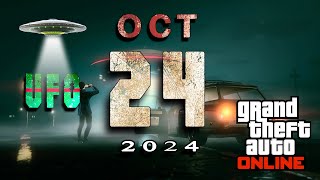 UFO Location October 24th 2024 GTA 5 Online [upl. by Bac159]