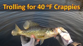 Trolling for Winter Crappies 40 oF Super Effective [upl. by Kala]