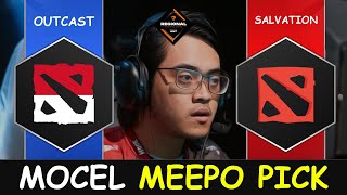 DREAMOCEL MEEPO PICK  Outcast vs Salvation Group Stage RES SEA 2 Dota 2 [upl. by Ylram995]