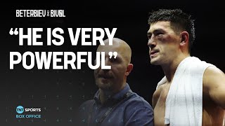 Dmitry Bivol reacts to his disappointing majority decision loss to Artur Beterbiev 😔 🇸🇦 [upl. by Lyndsey136]