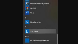 How to Remove msresourceAppNameText from Start menu [upl. by Nelubez964]