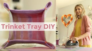 Trinket Tray Simple Sewing Tutorial [upl. by Edlun]