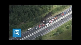 UPDATE  Busunglück auf der A9 Unfallursache steht fest [upl. by Osicnarf]