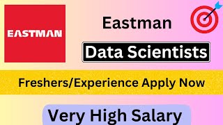 Eastman Data Scientist  FreshersExperienced Job I Off Campus Hiring  Best Salary [upl. by Reviere]