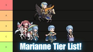 Happy Birthday Marianne Lets Rank All the Marianne Alts FEH [upl. by Nitnilc]