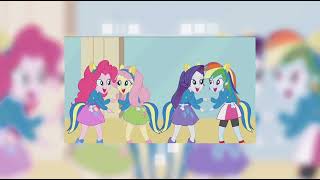 MLP  Cafeteria Song Sped Up  mlp mylittlepony equestriagirls song spedup [upl. by Ikin]