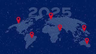 Carte bonne année entreprise internationale 2025 🌎📍🗺️ FX140  Vidéostorytelling by Néologis [upl. by Edson]