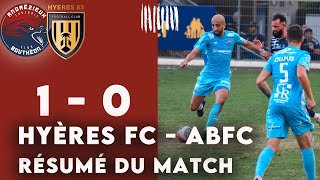 Résumé Hyères FC  ABFC  J4 National 2  AndrézieuxBouthéon Fc [upl. by Anitirhc188]