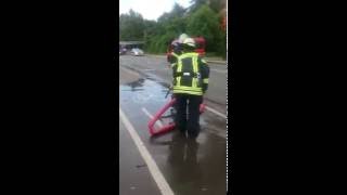 Lemgo Hydrant Unfall Must See Brand leerstehendes Haus Lemgo NRW [upl. by Aziram]