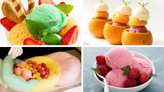 Satisfying Relaxing Video🧁🍧🍦🍰Relaxing Cooking Sounds  Fruit Ice Cream RecipeAsmr [upl. by Sudnac]