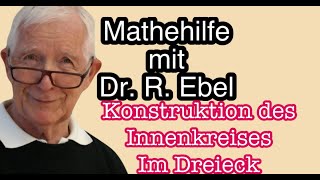 Konstzruktion eines Innenkreises im Dreieck [upl. by Elman470]