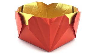 Heart Origami Box Tutorial Hyo Ahn [upl. by Carling290]