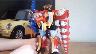 Power Rangers Dino Thunder Thundersaurus Megazord Review [upl. by Eeluj]