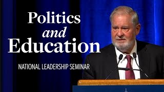 Larry P Arnn Politics and Education  National Leadership Seminar [upl. by Skippie164]