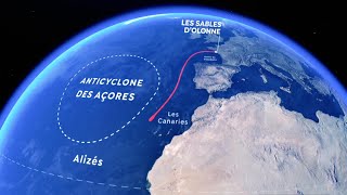 Le parcours du Vendée Globe expliqué par Jamy [upl. by Eilema]