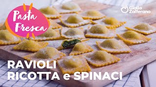 RAVIOLI RICOTTA e SPINACI il GUSTO CASALINGO della PASTA FRESCA😍🌿💚 [upl. by Ransell385]