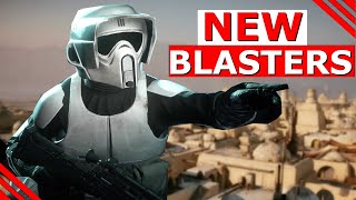 How to Get The E11D T21 DL18 And Cycler Rifle Blasters In Battlefront 2 The Stats Are Good [upl. by Enavi580]