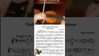 RIEDING CONCERTO Op 35 in B minor 2Mov  FREE VIOLIN EASY PLAY ALONG JL20 [upl. by Witherspoon]