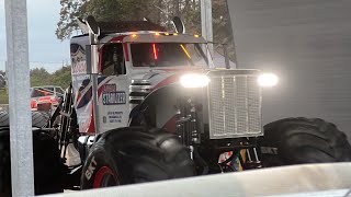 Monster Jam Tampa 2022 Truck Procession [upl. by Netsrek]